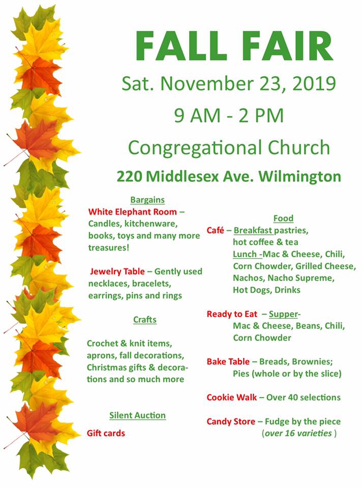 Fall Fair Congregational Church