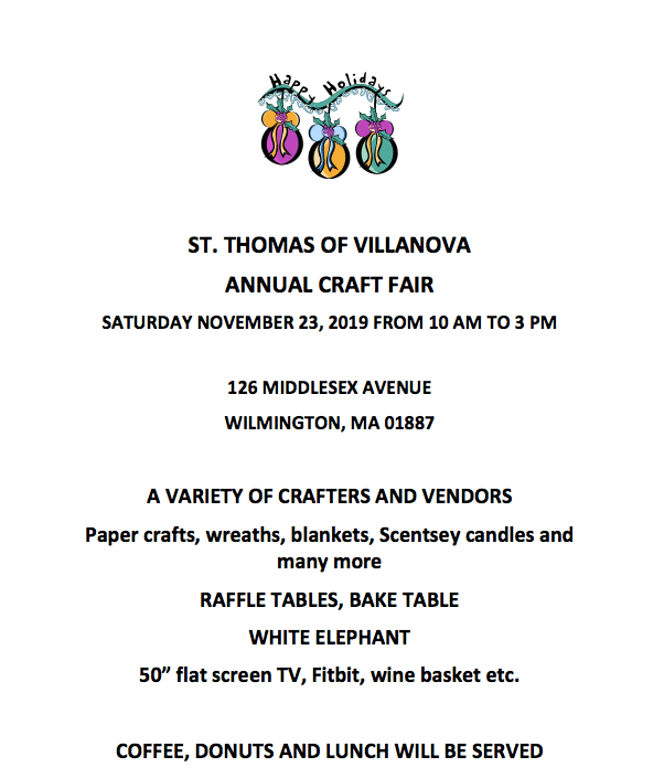 St. Thomas Craft Fair