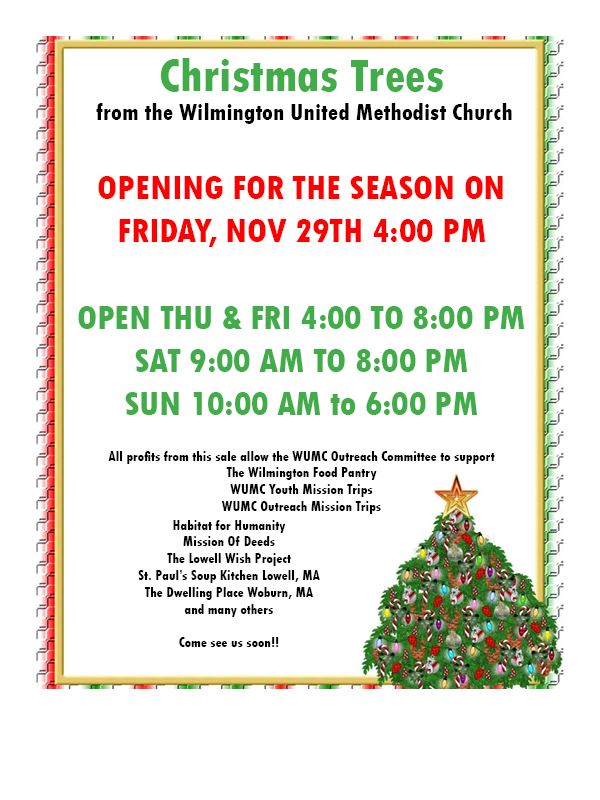 WUMC Christmas Trees
