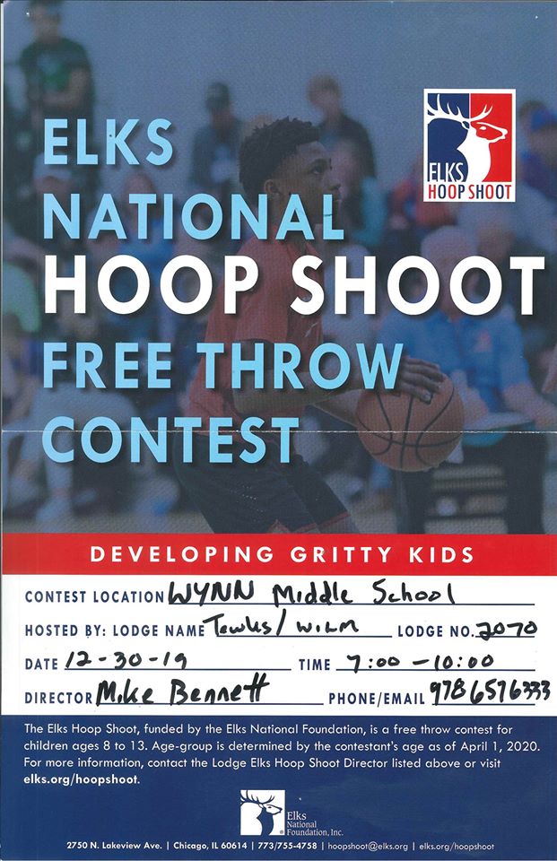 Elks Free Throw Contest