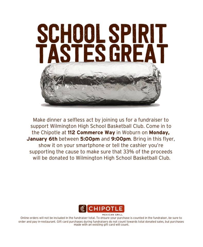 WHS Basketball Chipotle
