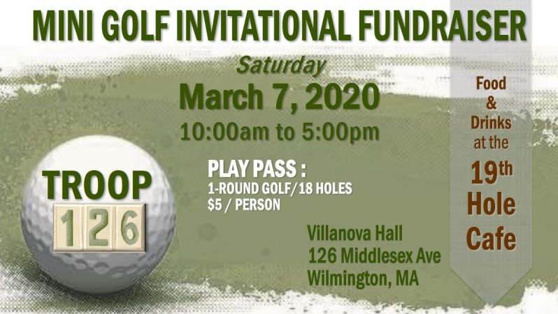 Mini Golf Fundraiser