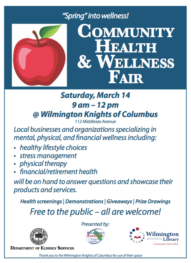Wilmington Library Community Health &amp; Wellness Fair