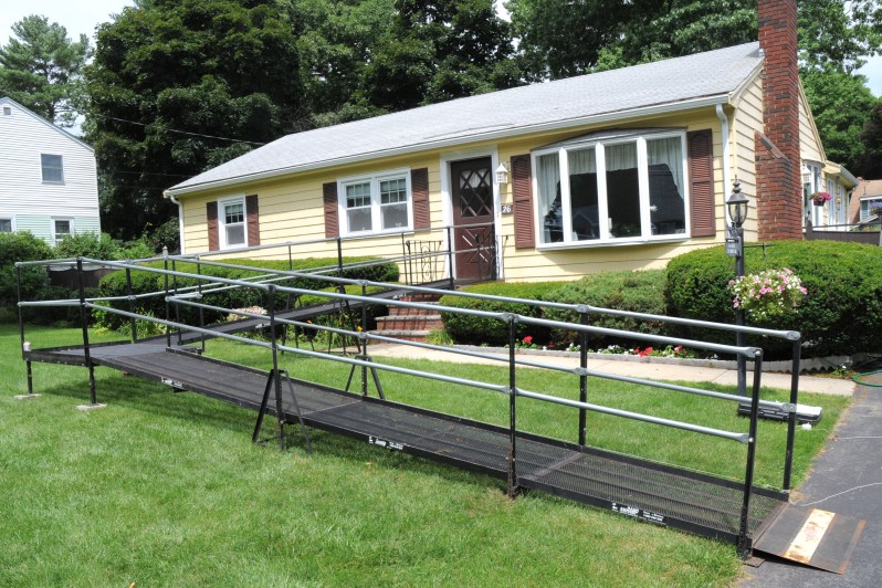 One of Freindship Lodge's steel ramps