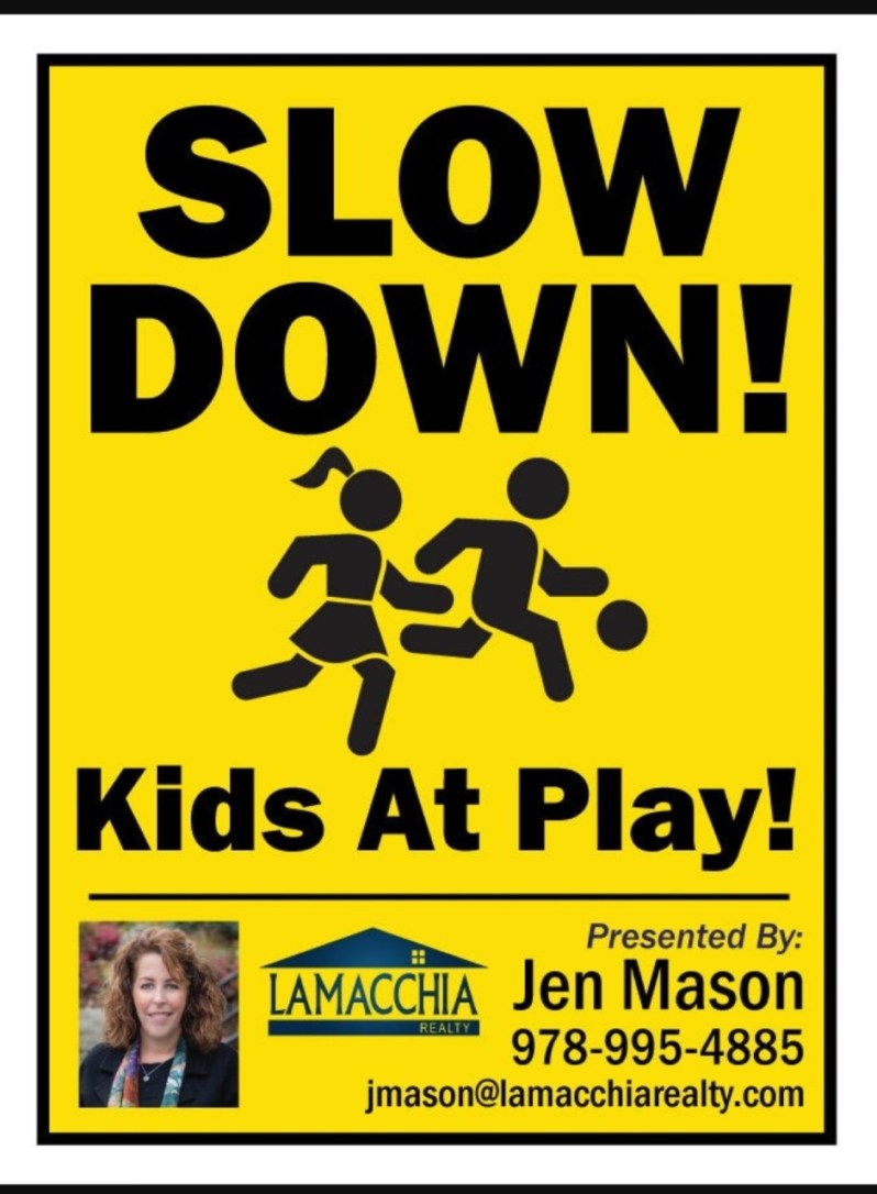 Slow Down Sign
