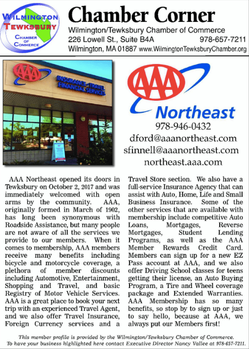 AAA Northeast Chamber Corner