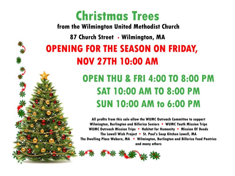 WUMC Christmas Trees