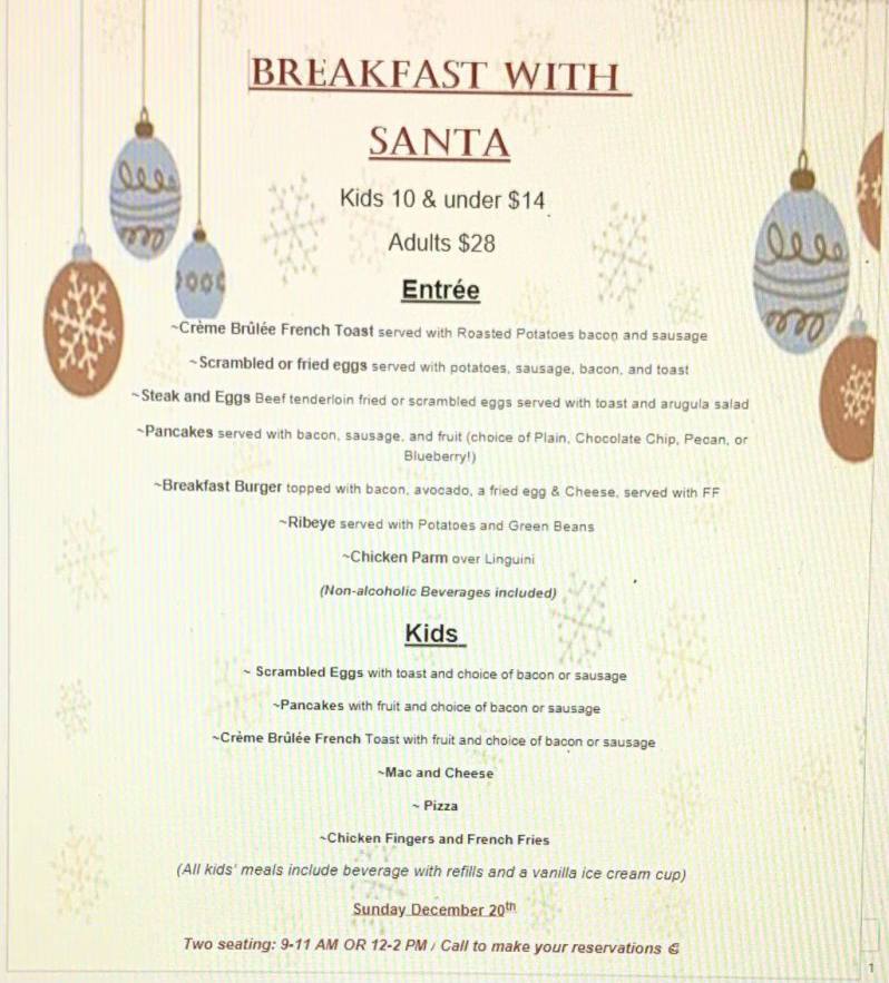 Breakfast with Santa