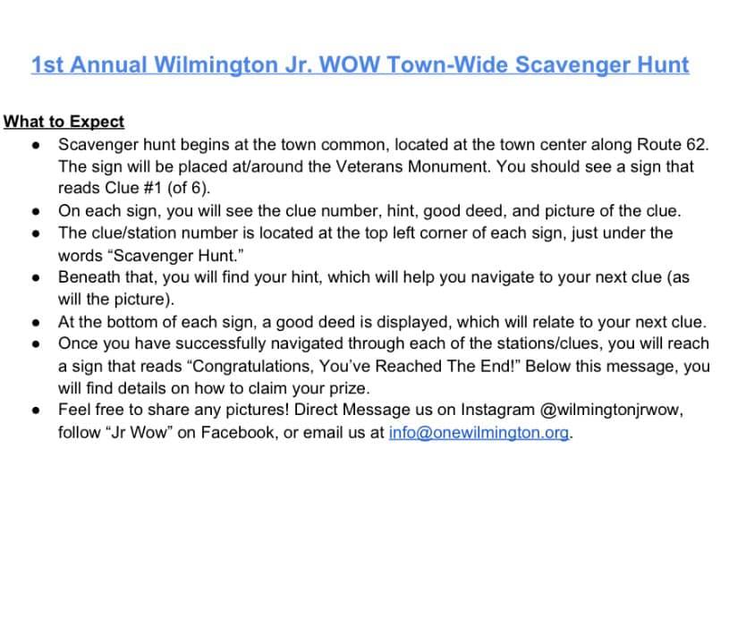 WOW Scavenger Hunt #2