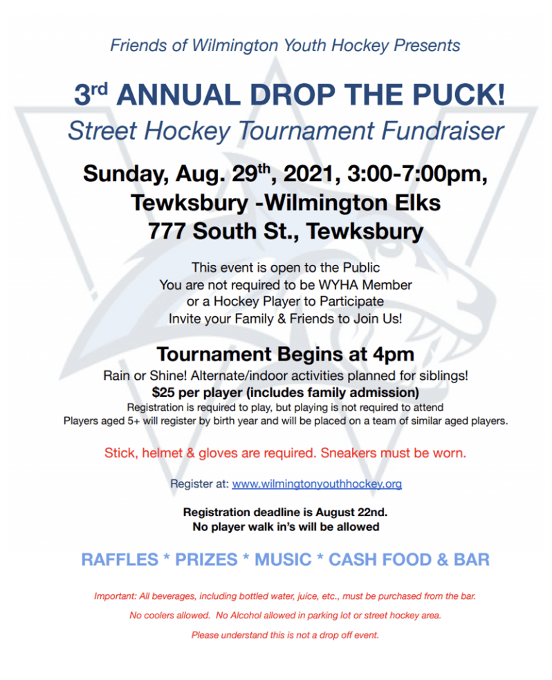Wilmington Youth Hockey Fundraiser