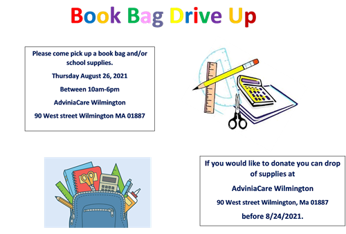 Book Bag Drive Up