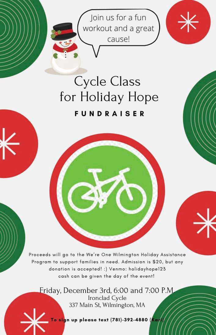 Cycle Class For Holiday Hope