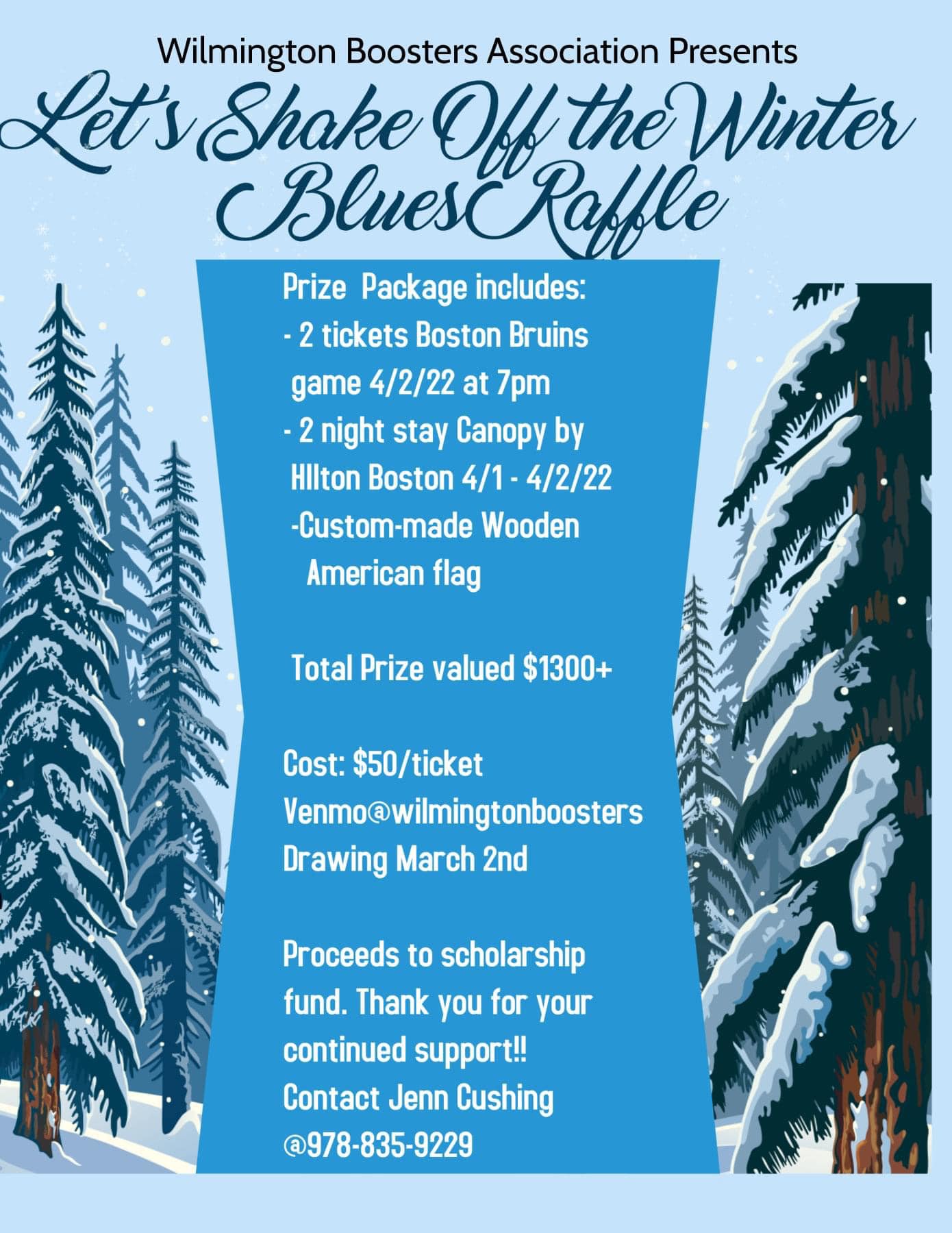 Let's Shake Off The Winter Blues Raffle