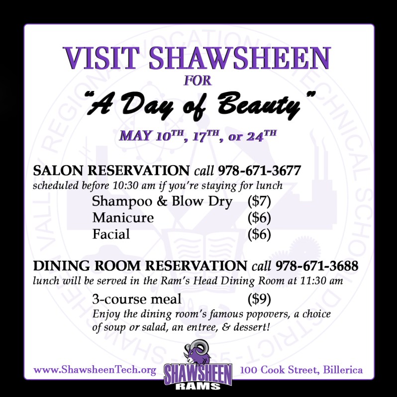 Shawsheen_A Day of Beauty