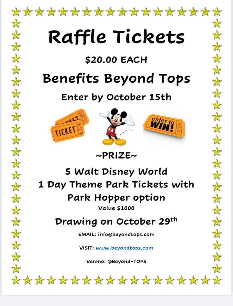Beyond Tops Raffle