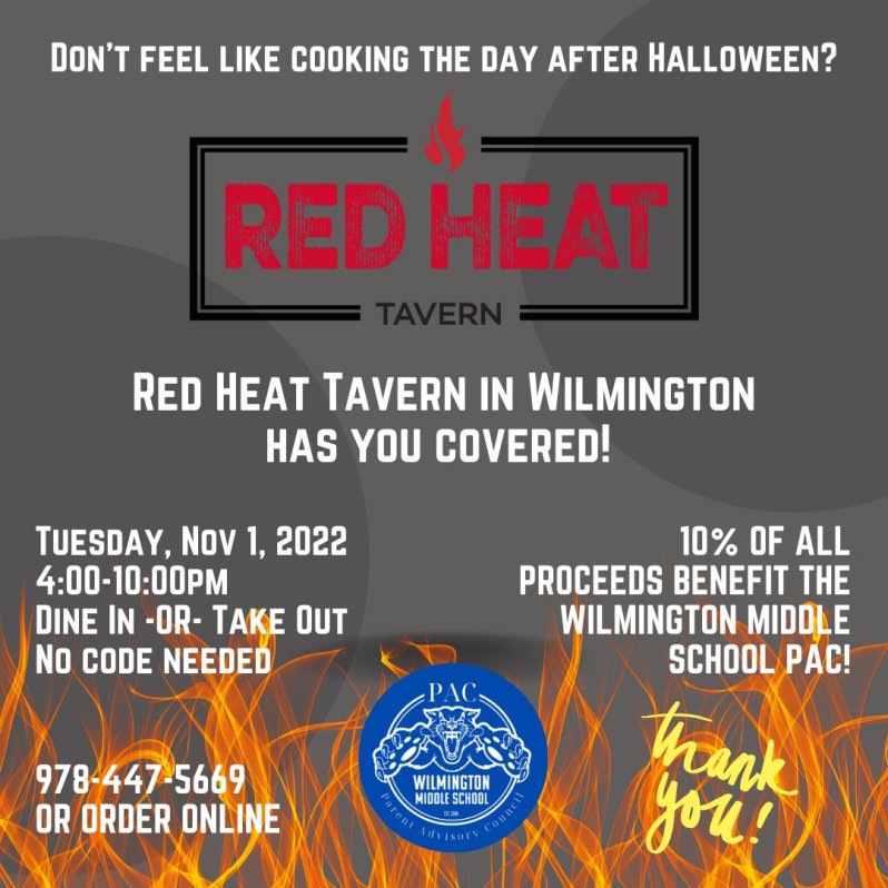 Red Heat Tavern Fundraiser