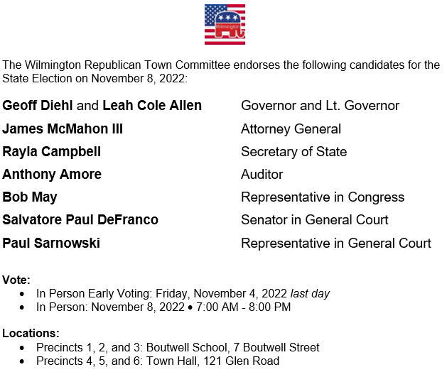 Wilmington RTC Endorsements