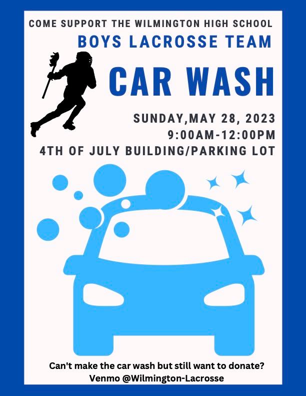 Wilmington High Boys Lacrosse Team To Hold Car Wash Fundraiser On May