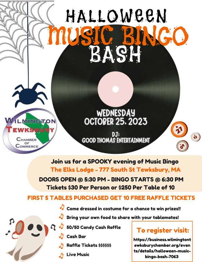 Halloween Music Bingo