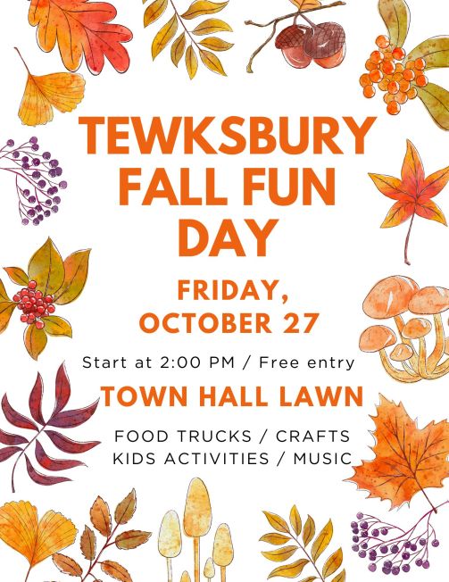 Tewksbury Fall Festival Take 2 Flyer
