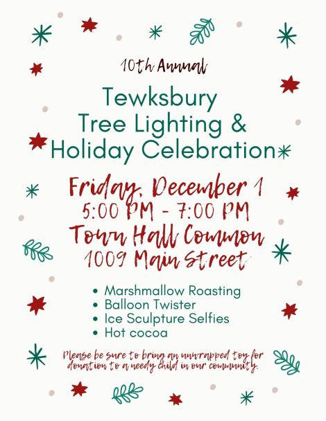 2023 Tree Lighting Flyer