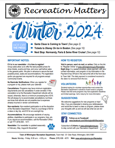 Winter Recreation Matters