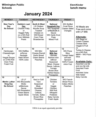 January -- Elementary -- 1