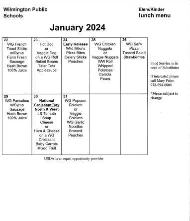 January -- Elementary -- 2