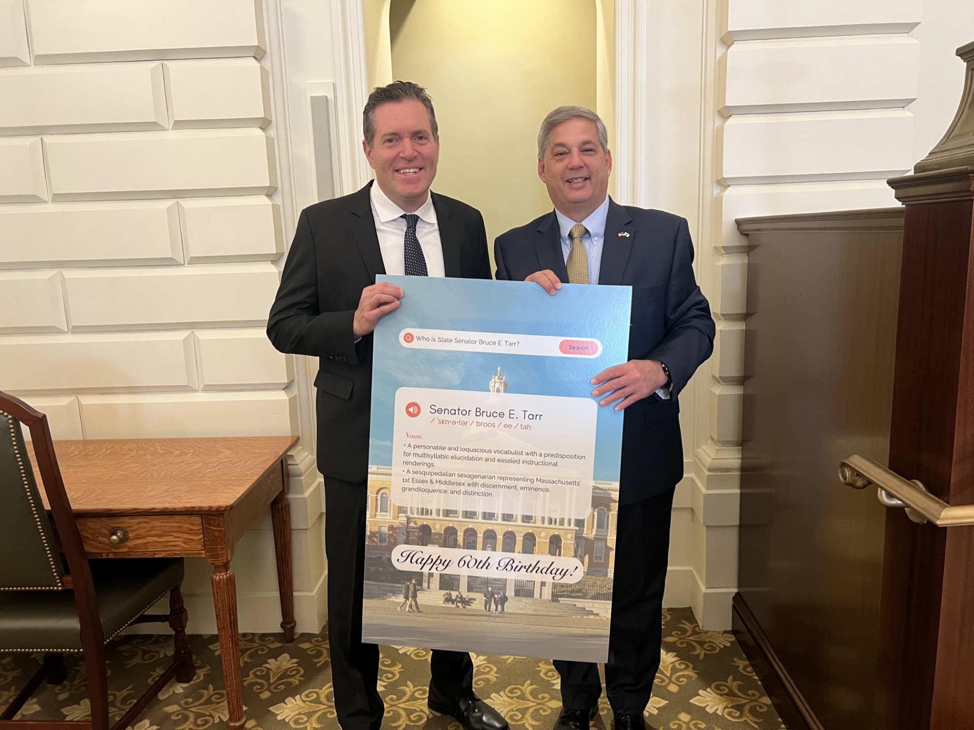 Barry & Bruce Tarr - Birthday Sign Horizontal