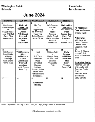 June -- Elementary School