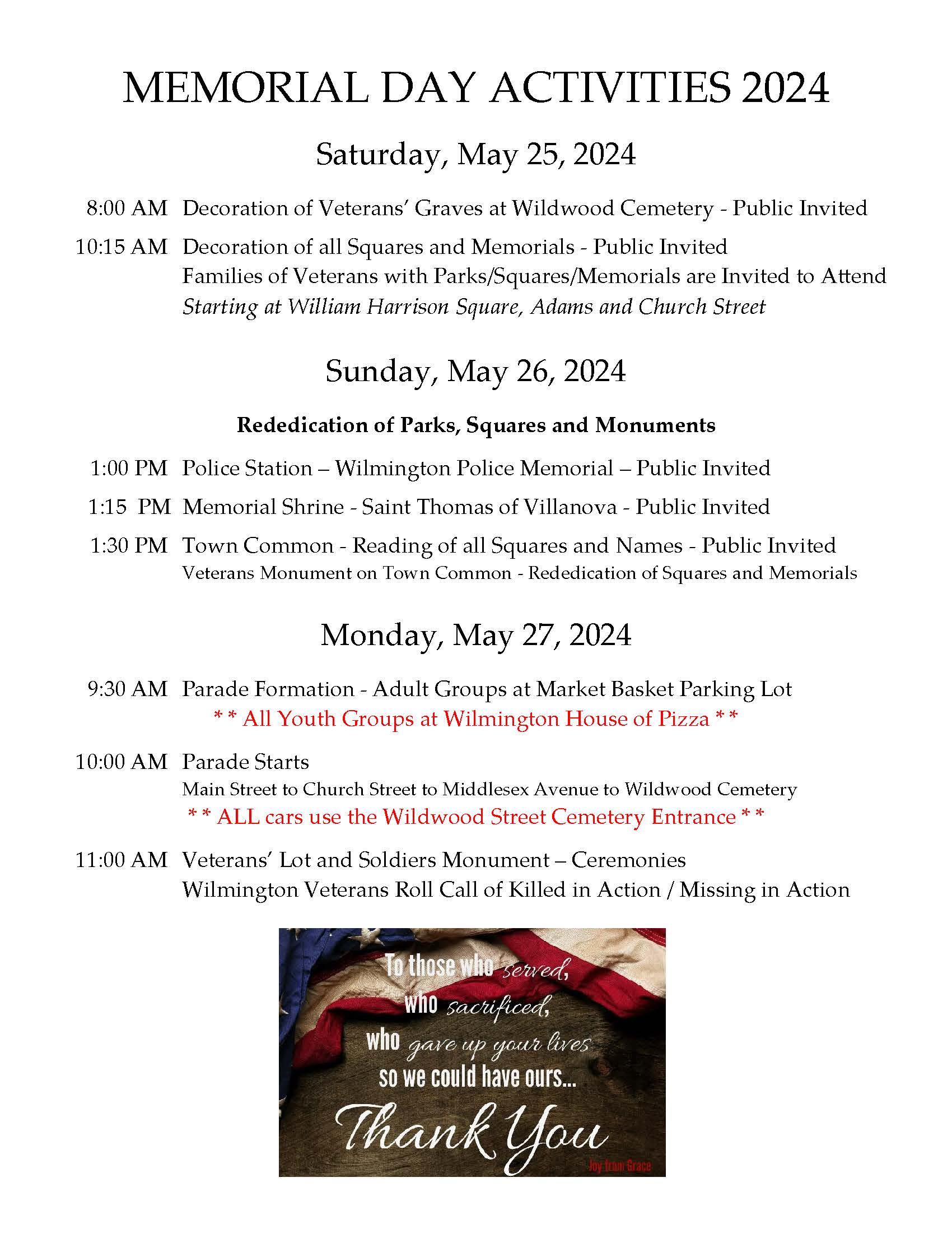 Memorial Day for Press Blank