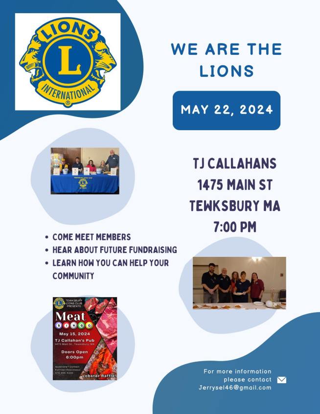 Tewksbury Lions Club #1