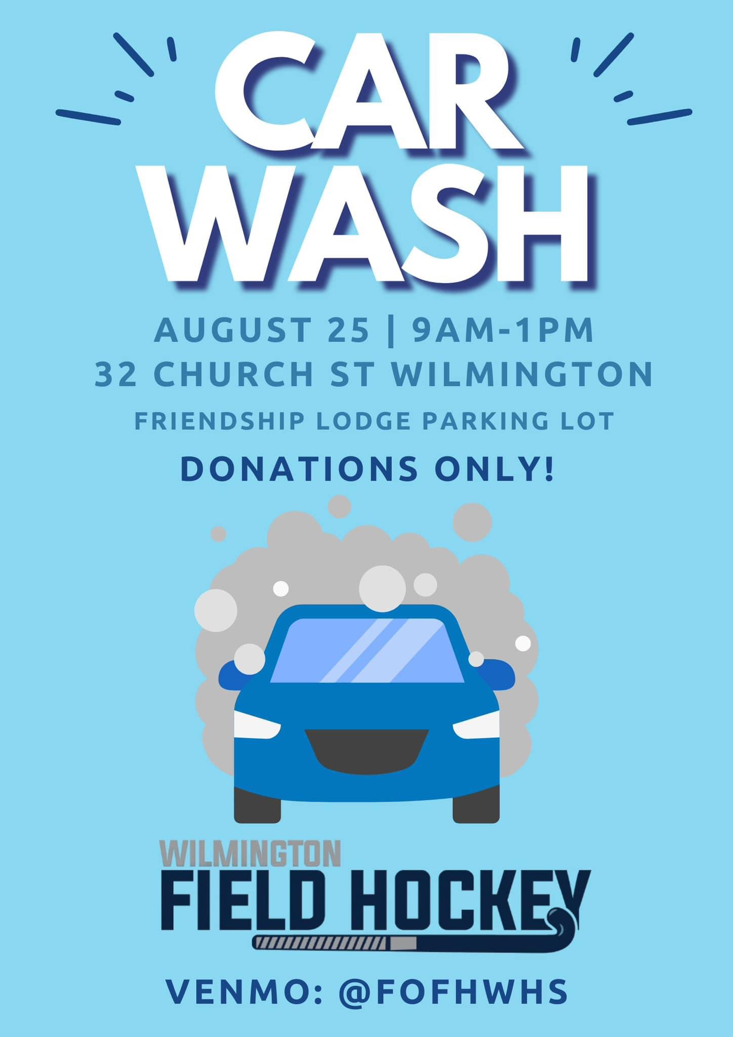 WHS Field Hockey Car Wash