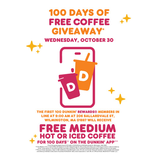 Dunkin Giveaway