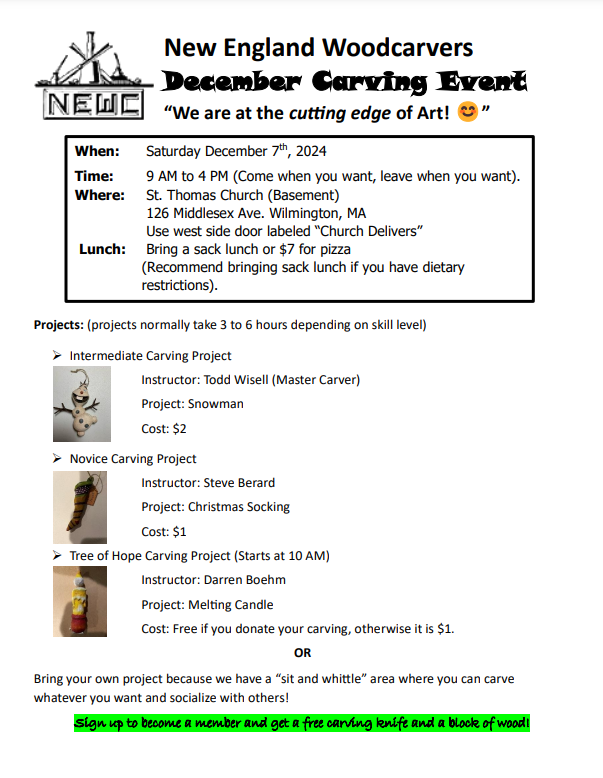 December Carving Event