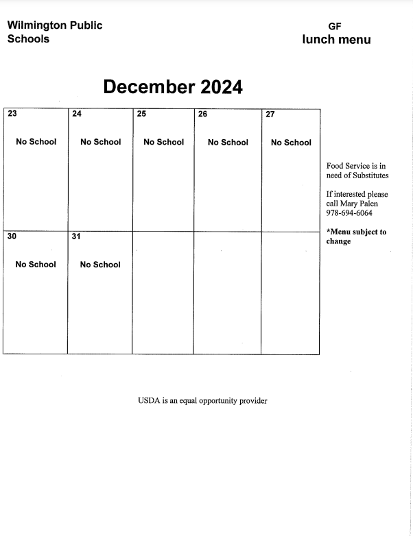 December GF Lunch #2