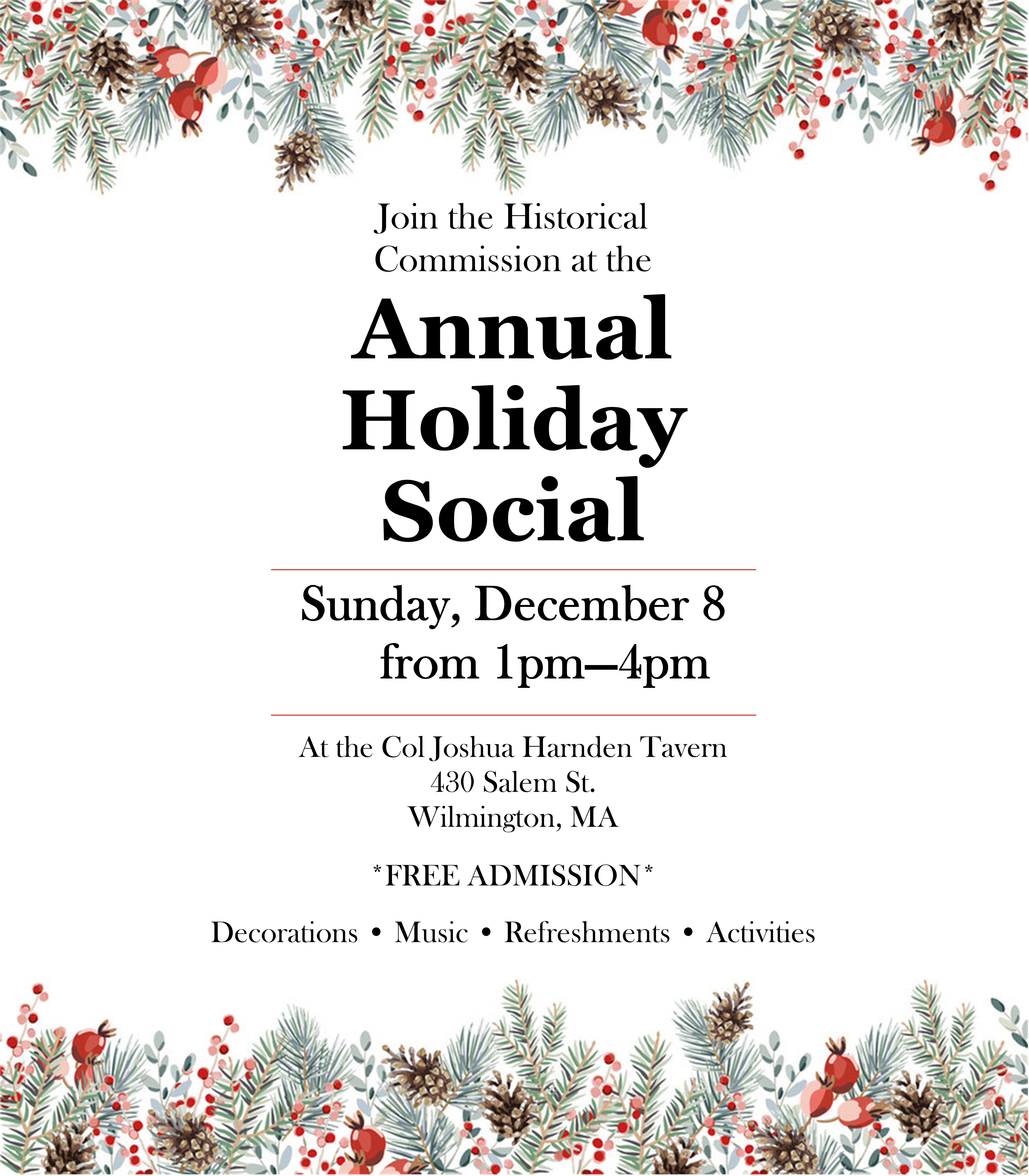 Holiday Social Poster 42x48 2024