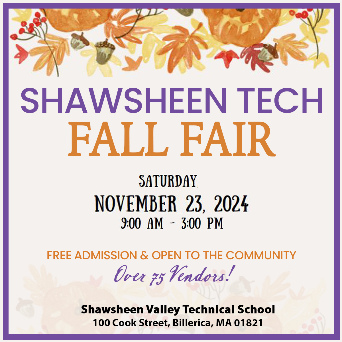 Shawsheen Tech Fall Fair