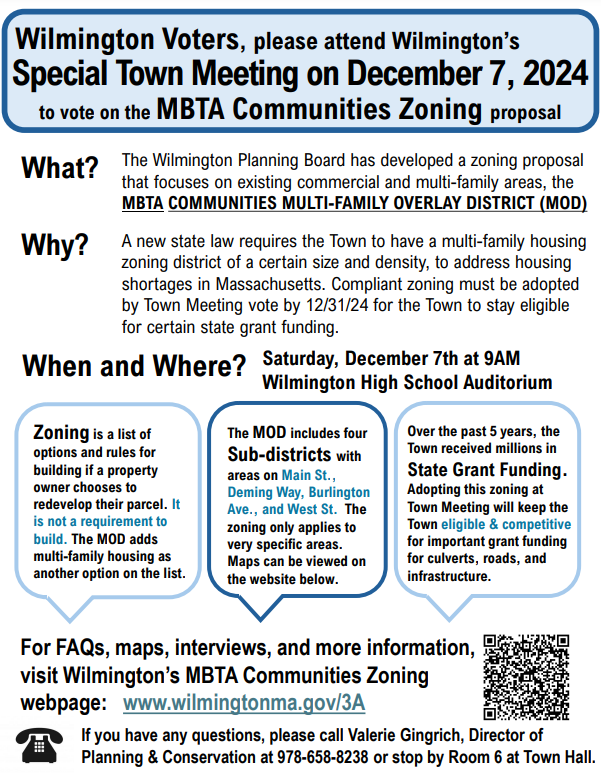 Special Town Meeting Flyer