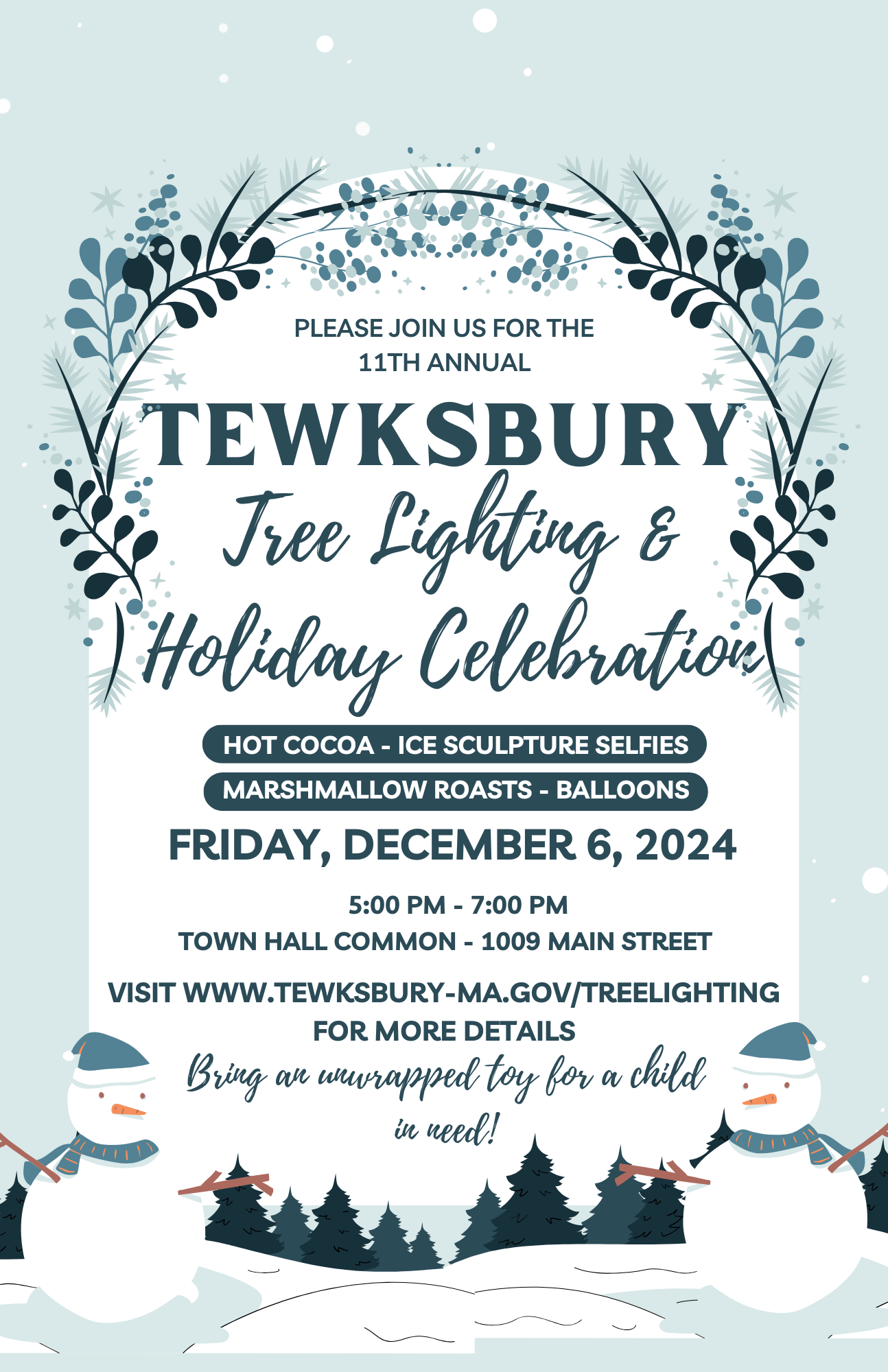 Tree Lighting Flyer