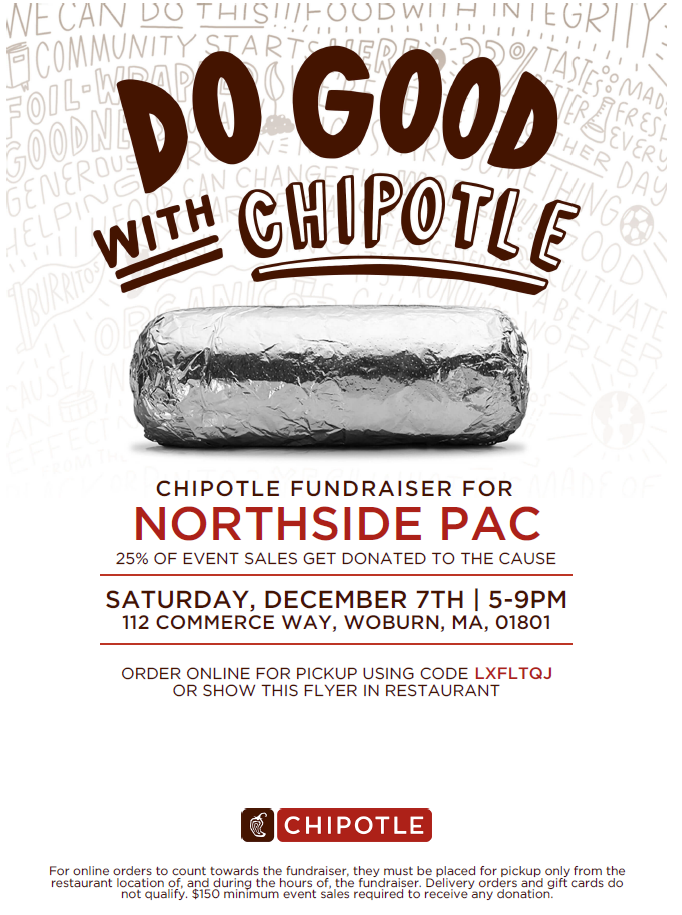 Chipotle North Fundraiser