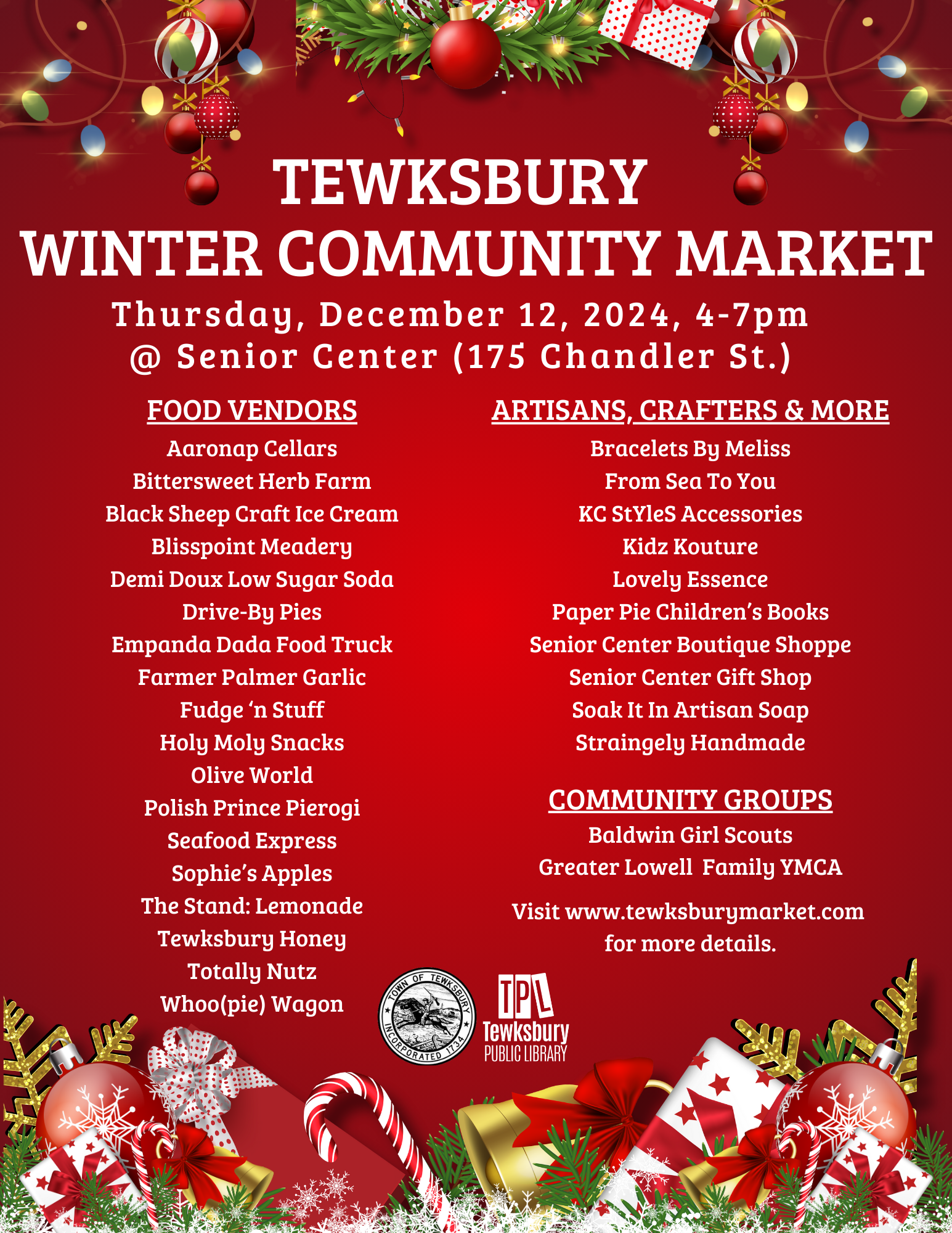 Tewksbury Winter Community Market